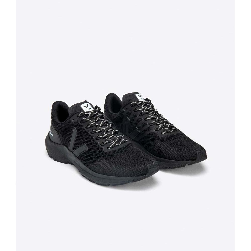 Veja MARLIN V-KNIT Men's Running Shoes Black | CA 147CTV